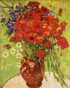 Vincent Van Gogh Red Poppies and Daisies Germany oil painting art